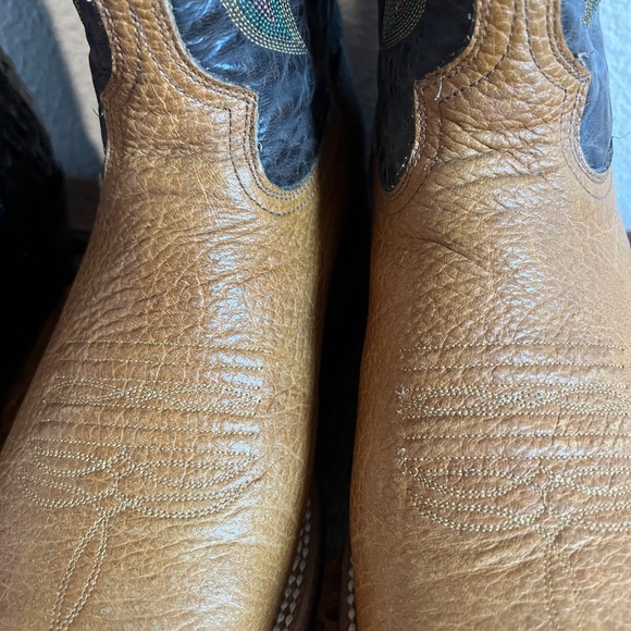 Men’s Lucchese Square Toe Workboots Size 10 1/2EE M4091 main image 4